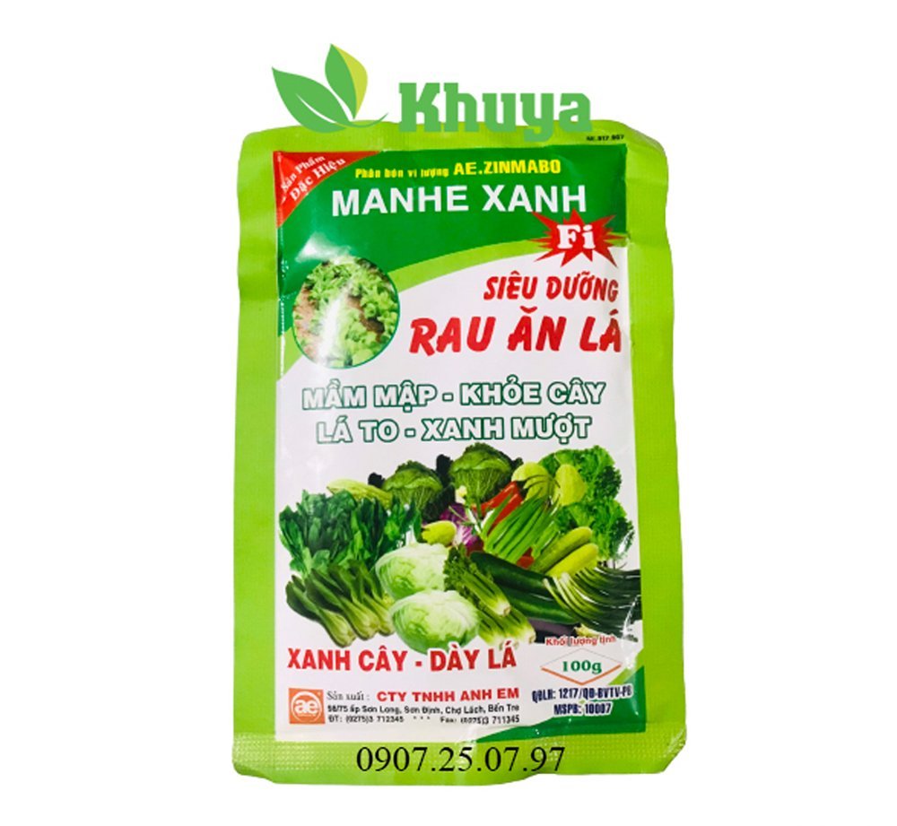 AE Manhe xanh 100gr