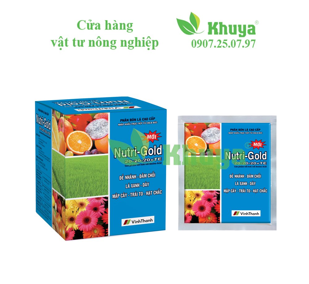 Nutrigold Xanh Dương 100gr ( 20-20-20 + TE )