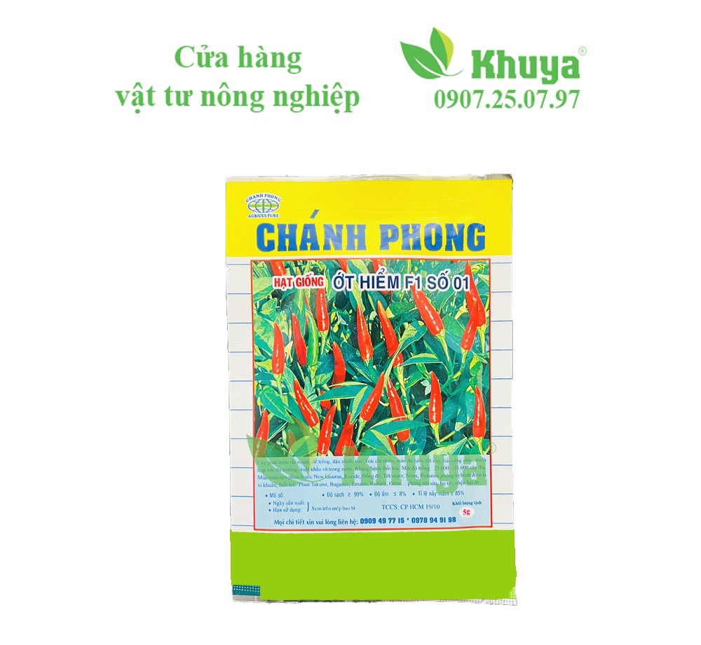 Ớt Chánh Phong Số 01