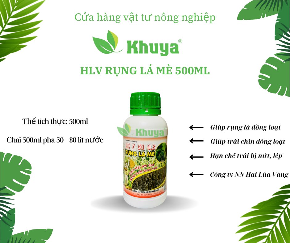 HLV Rụng Lá MÈ 500ml