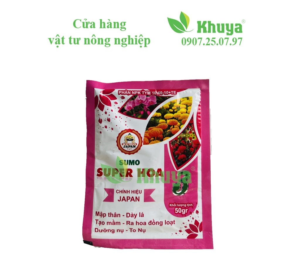 Sumo Super Hoa 3 gói 50gr