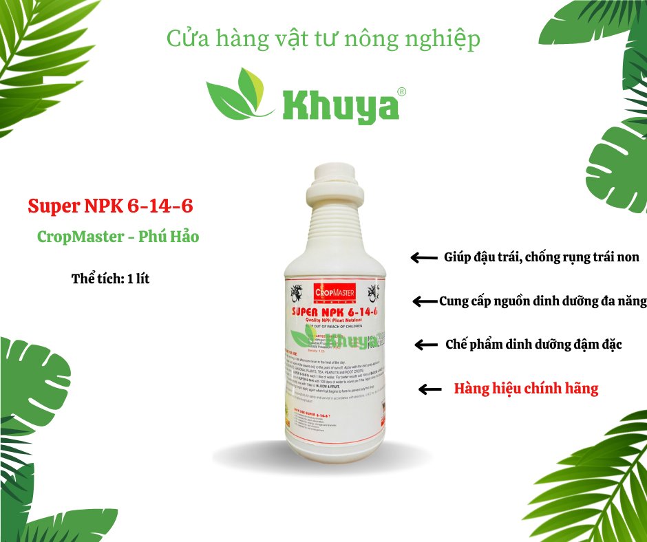 Super NPK 6-14-6 lít