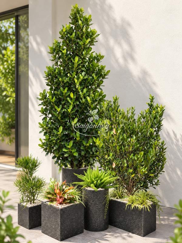 Bộ Cây Phúc Phối Kết Giếng Trời