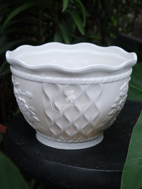 Chậu Nhựa Hoa Mai 25