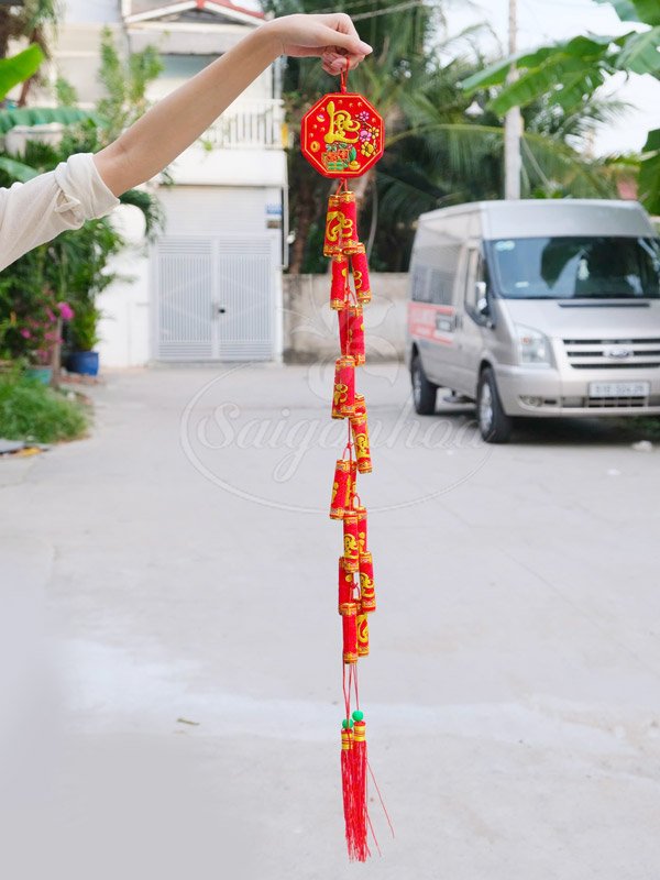 Dây Pháo Nhung Trang Trí Tết