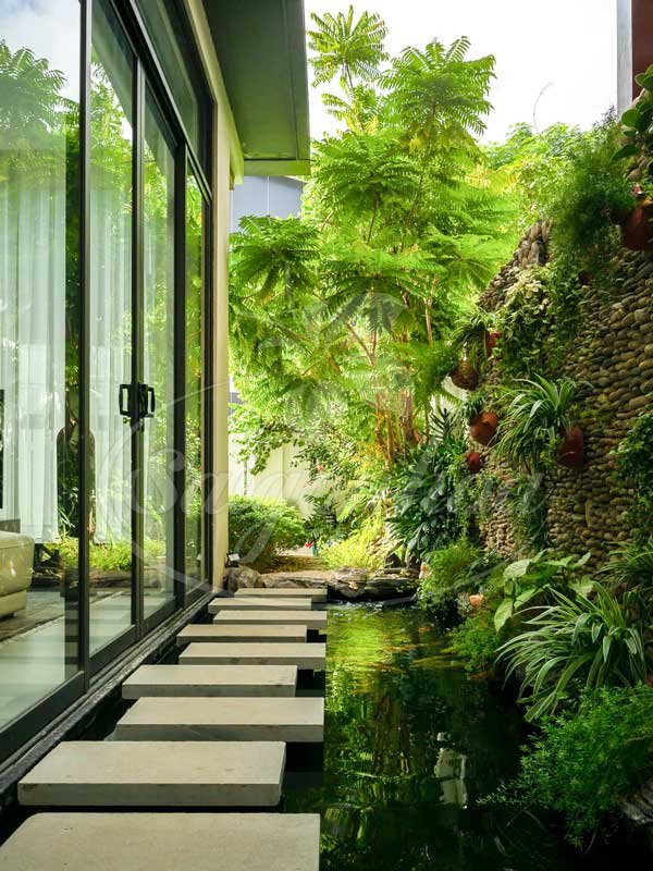 Tiểu Cảnh Tường Nước Hồ Cá