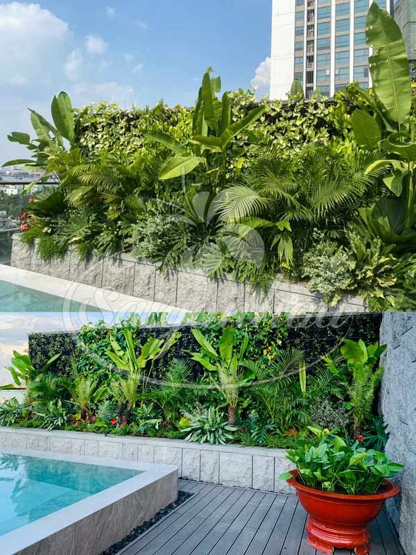 Bồn Cây Nhiệt Đới Penthouse