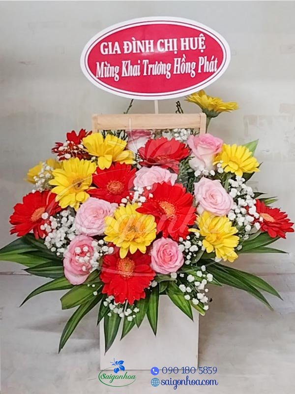 Hoa Tươi Khai Trương Hồng Phát