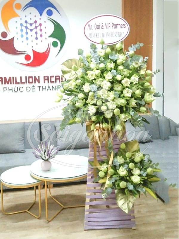 Kệ Hoa Khai Trương Cát Tường