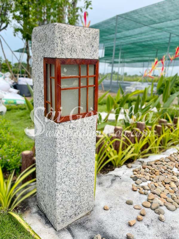 Đèn Đá Trụ Vuông 70