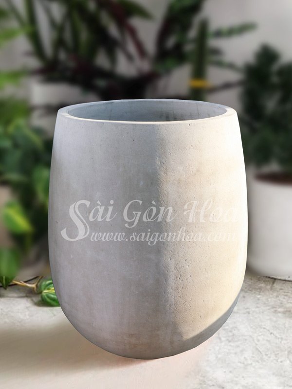 Chậu Đá Mài Giọt Nước Xi Măng 36