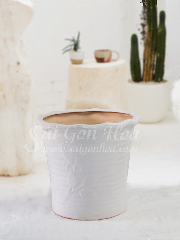 Chậu Sứ Hoa Hồng L1