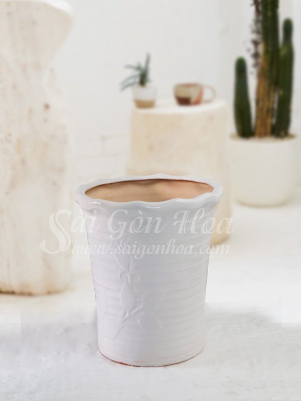 Chậu Sứ Hoa Hồng L2