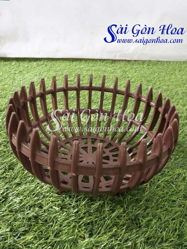 Chậu Nhựa Trồng Lan Giả Bí 30×17