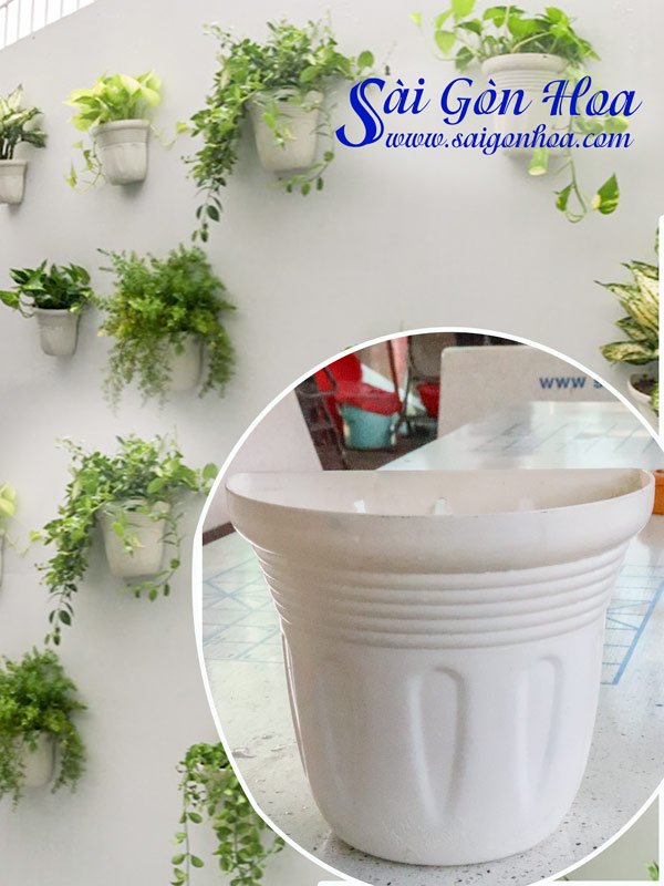Chậu Nhựa Ốp Tường Nhỏ