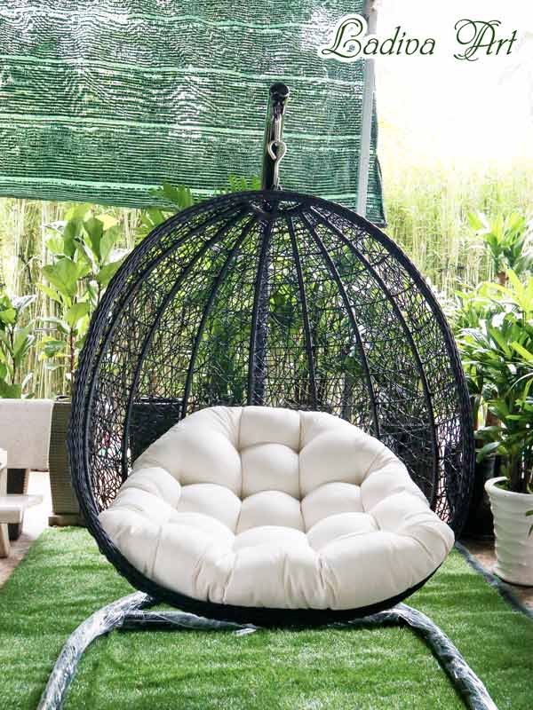 Ghế Xích Đu Đôi Sợi Mây Ladiva
