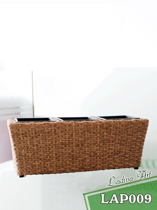 Chậu Trồng Cây Sợi Mây 009-LAP009