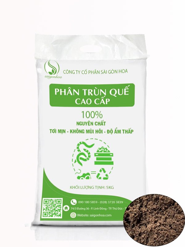 Phân Trùn Quế Loại 5Kg