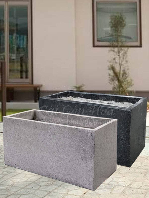 Chậu Đá Mài Chữ Nhật 80×40