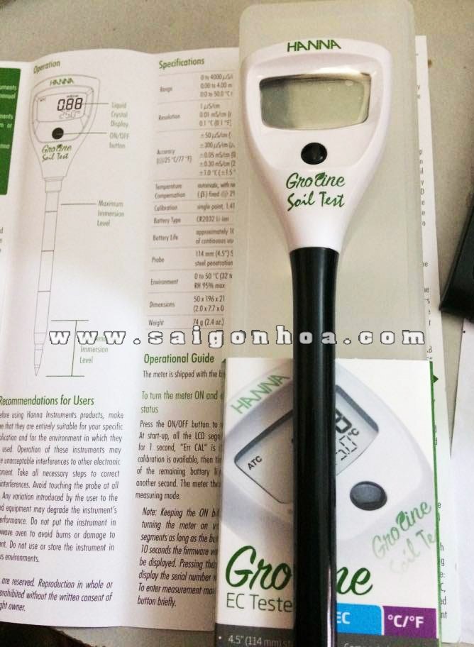 Bút Đo Độ Dẫn Điện Trong Đất Hi98331