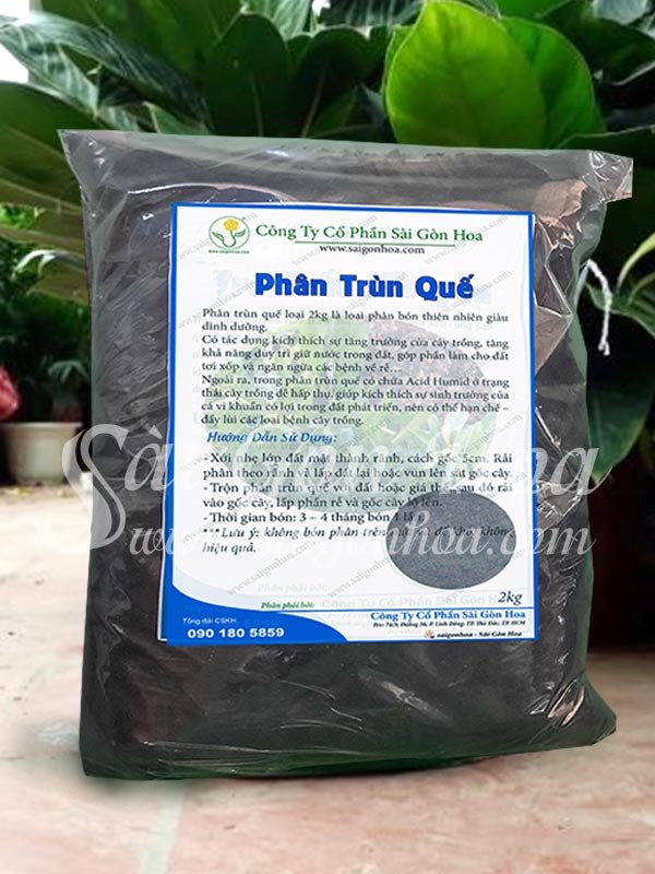 Phân Trùn Quế Loại 2Kg