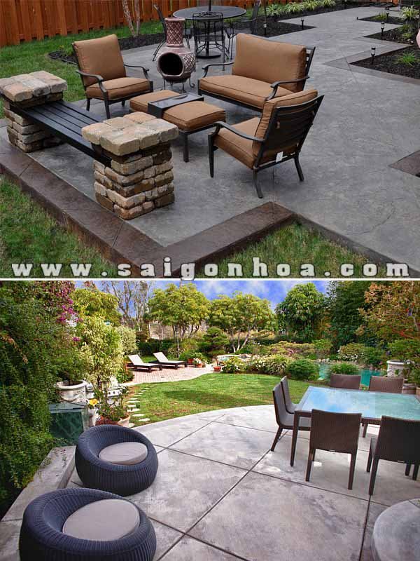 Patio Lát Bê Tông