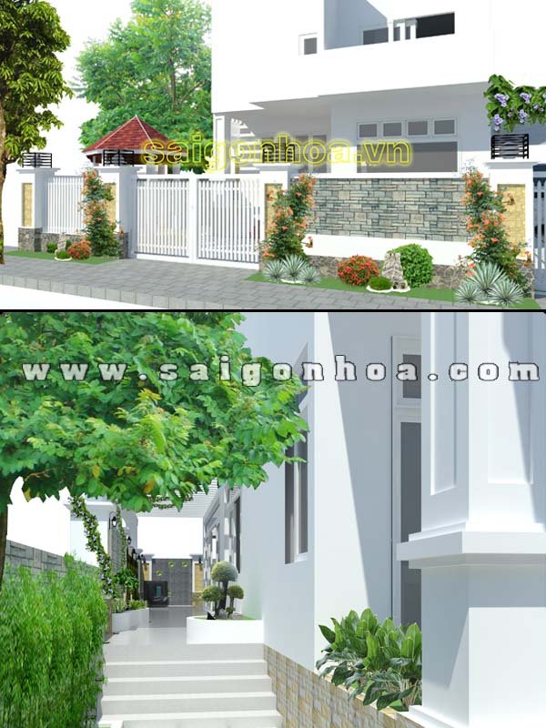 Sân Vườn Biệt Thự Nhà Chị Thảo