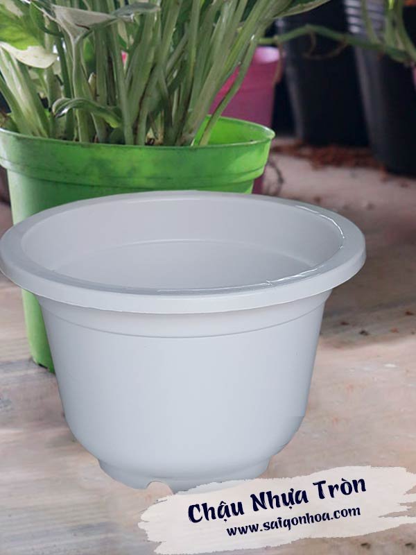 Chậu Nhựa Tròn