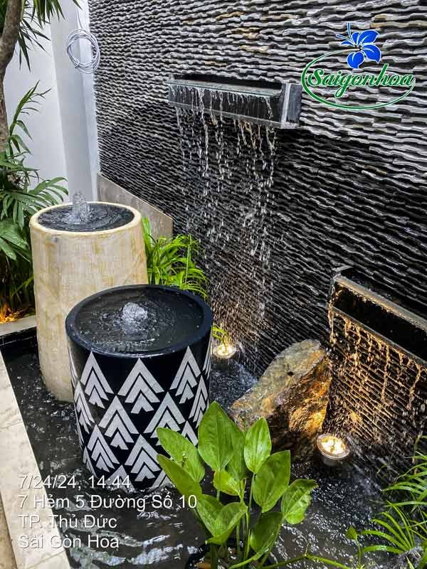 Tường Nước Nội Thất