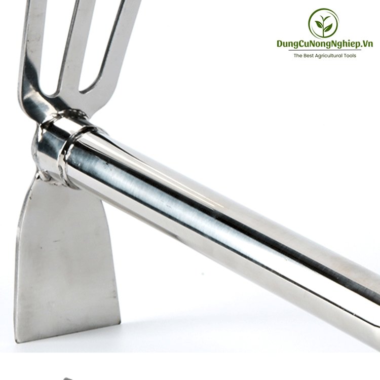 Cuốc cào xới đất 2 chức năng Inox