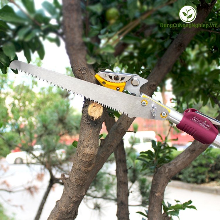 Kéo cắt cành trên cao hái quả 3m HM151 ( kẹp thép )