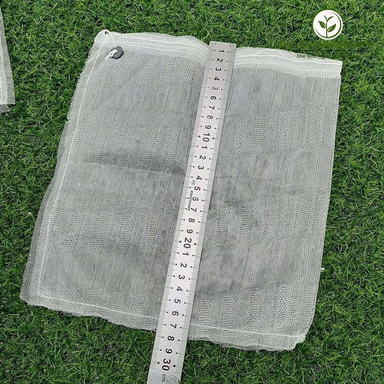 Túi bao xoài lưới mùng caro 22x28cm