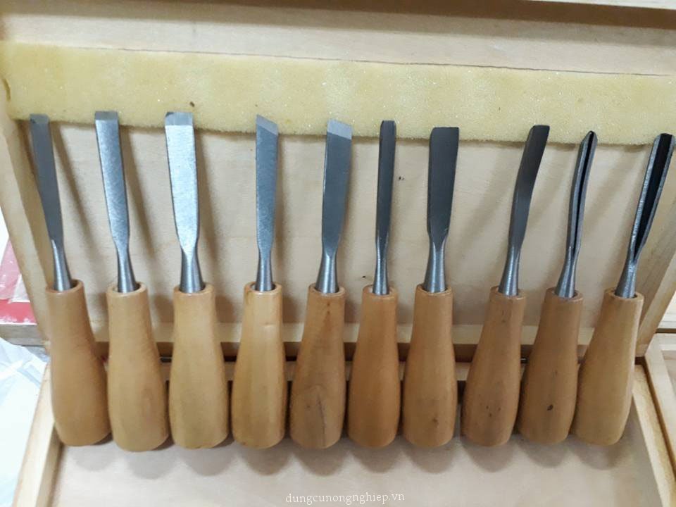 Bộ đục đa năng 10 cây chạm khắc thủ công