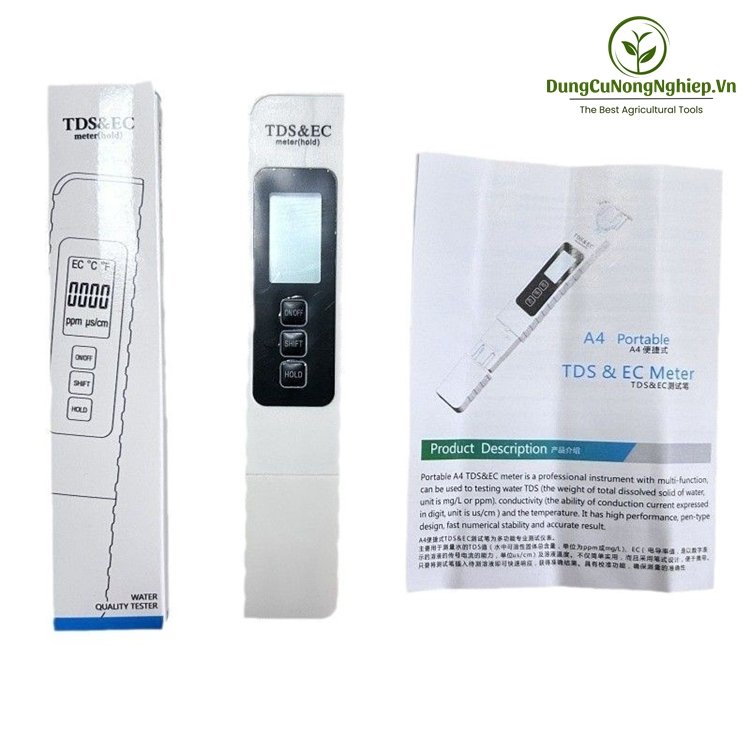 Máy đo chất lượng nước uống TDS-EC-Nhiệt độ