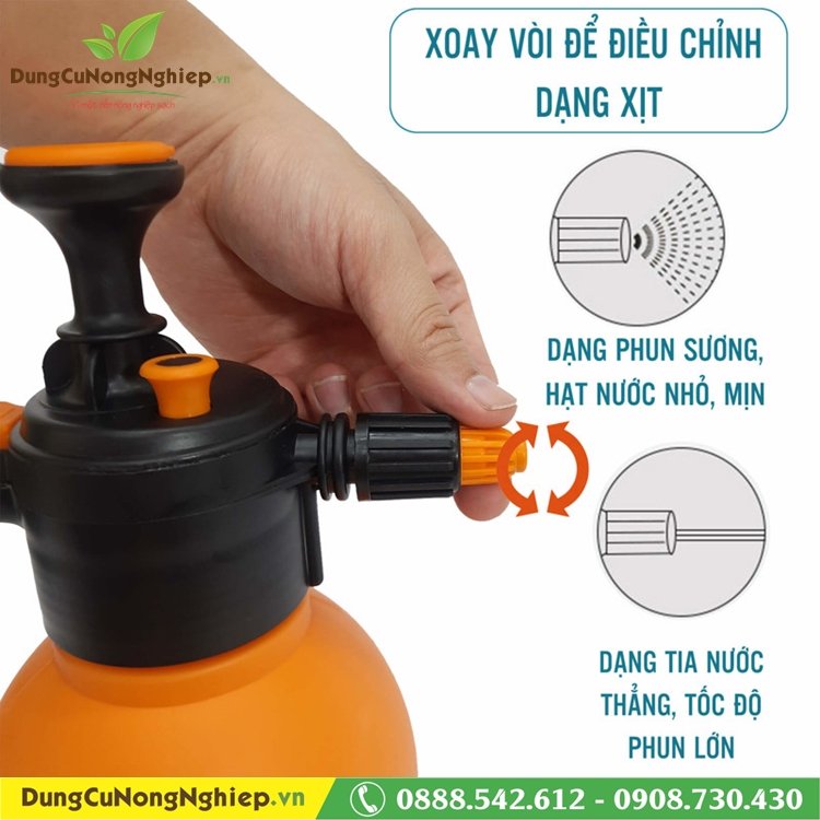 Bình xịt tưới cây 2 lít Suvina