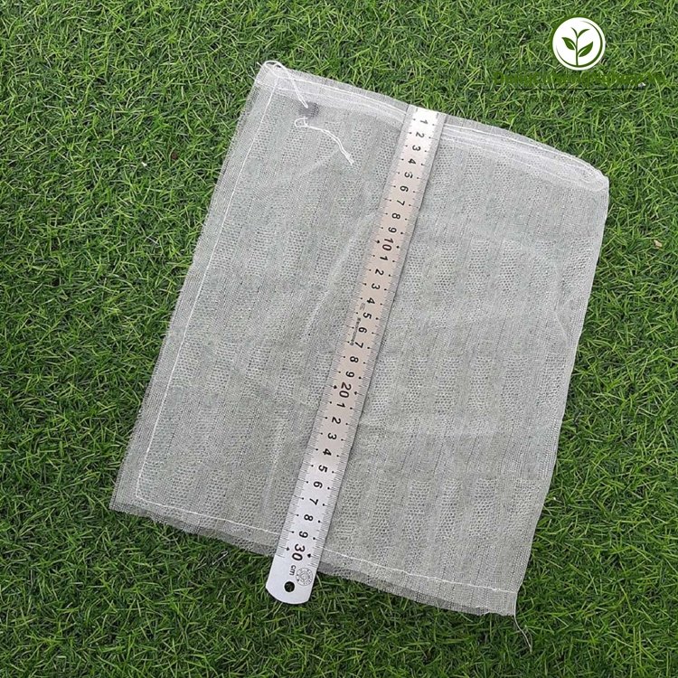 Túi bao bưởi nhỏ lưới mùng caro 25x30cm