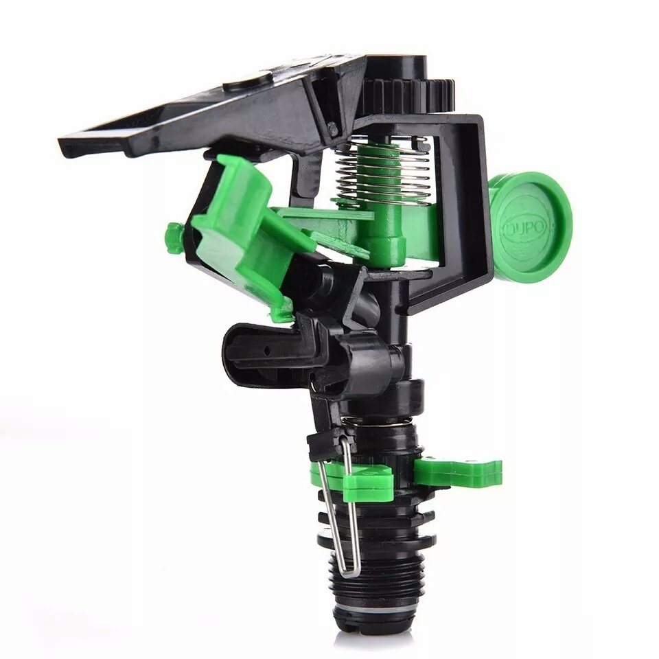 Bộ 2 béc phun cánh đập xanh lá ren 21mm