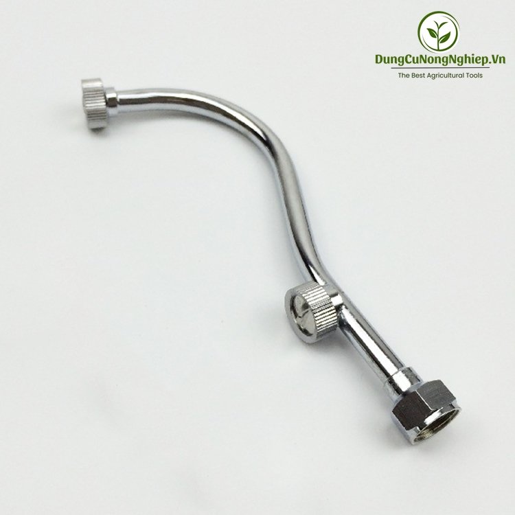 Đầu phun cánh quạt 2 béc dài 17,5cm inox (gắn cần xịt)
