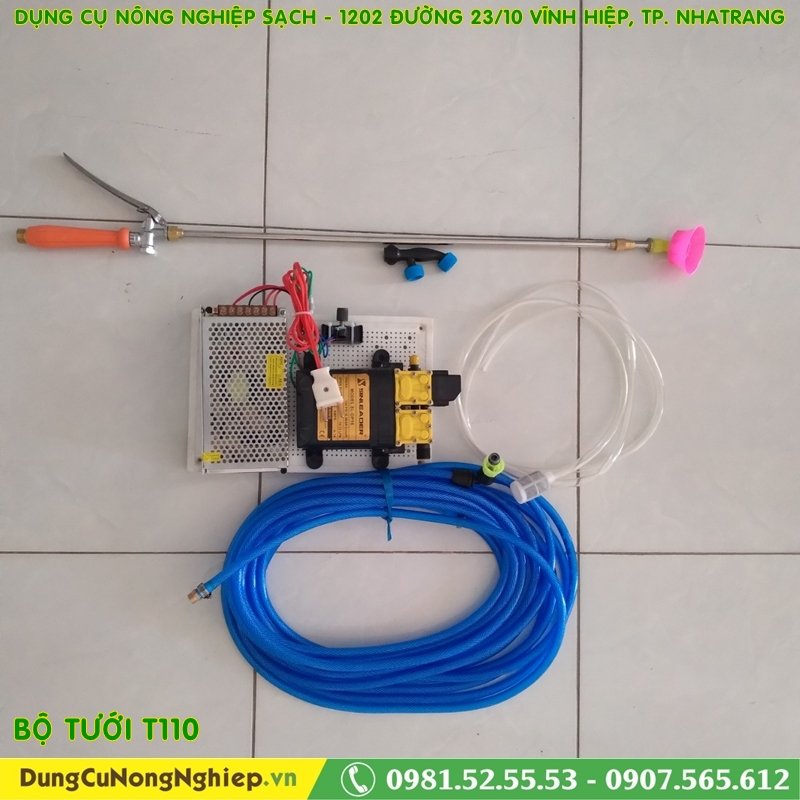 Bộ tưới lan bơm đôi T110