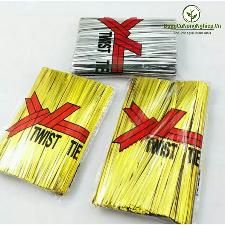 Bịch dây kẽm buộc kim tuyến 10cm ( Khoảng 800 dây)