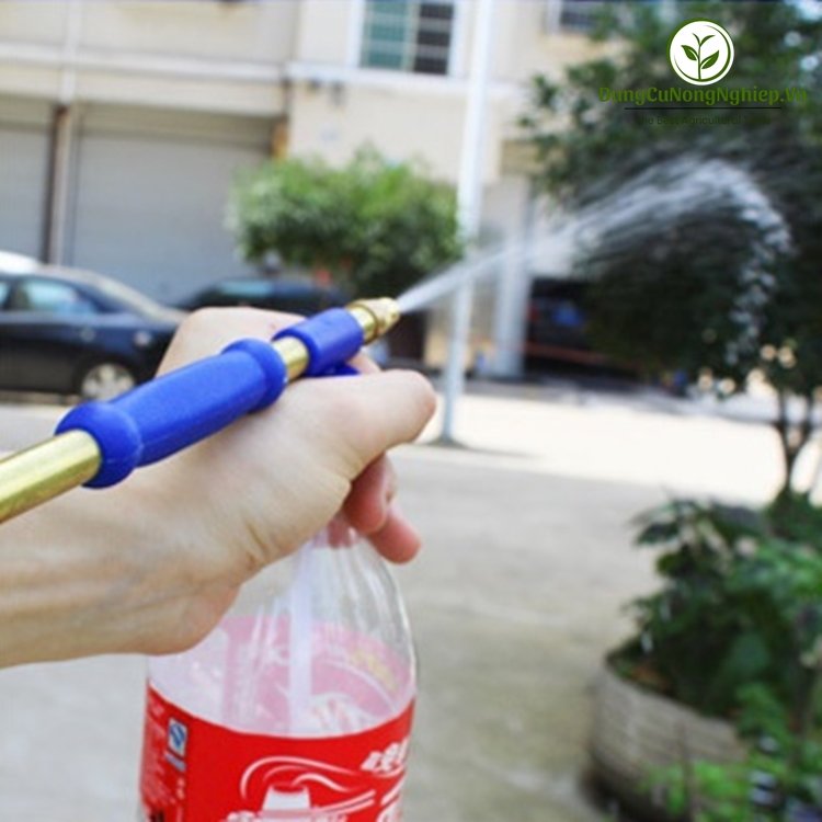 Đầu xịt bằng đồng áp lực 1 vòi phun gắn chai nước
