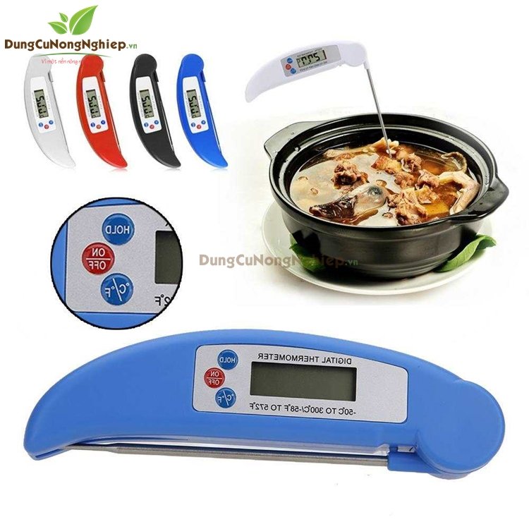 Thiết bị đo nhiệt độ kỉ thuật số (nhiệt độ nước, nhiệt độ nướng thịt)