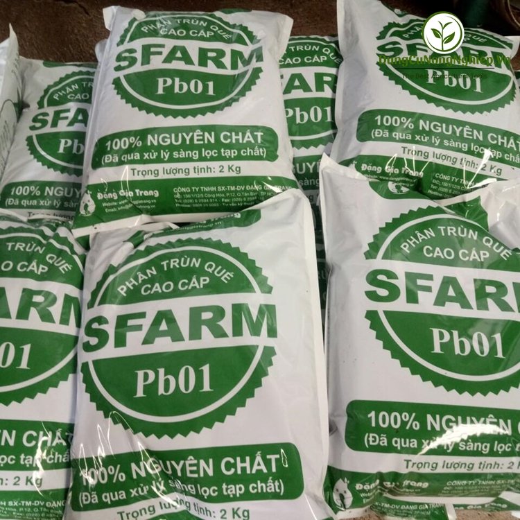 Phân trùn quế cao cấp (bao 2kg)