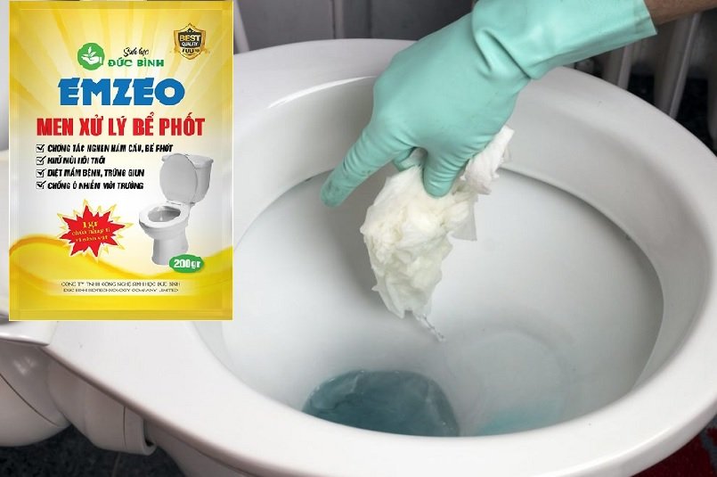 Emzeo Men xử lý Bể Phốt