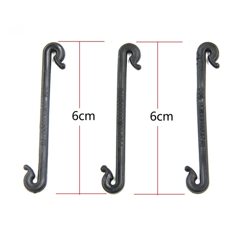 Móc đen cố định dây nho gói 20 cái HM321