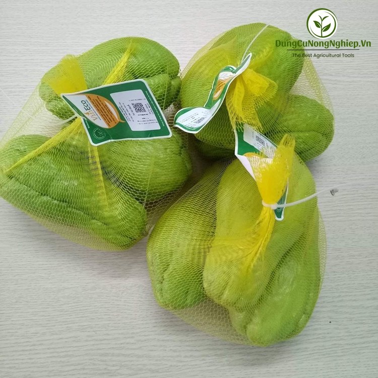 Túi lưới đựng bưởi L200(kg) màu vàng 32cm
