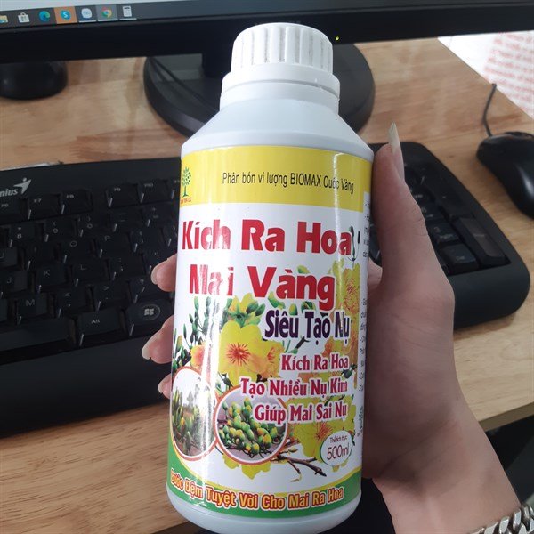 Phân bón vi lượng Kích hoa cho mai vàng (500ml)