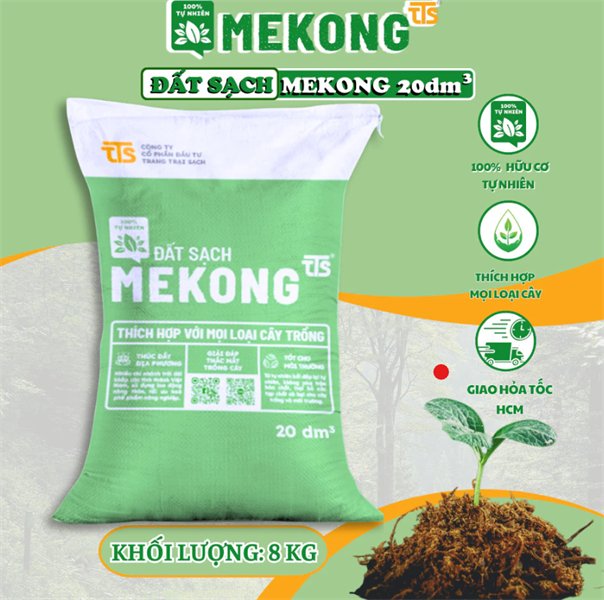 Đất sạch MEKONG 20dm3