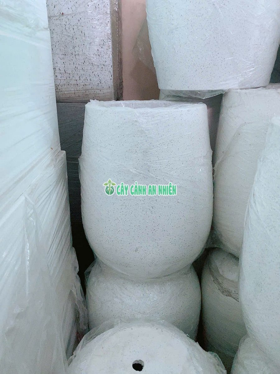 (Hỏa Tốc) Chậu Đá Mài Giọt Nước Trồng Cây Nhiều Kích Cỡ