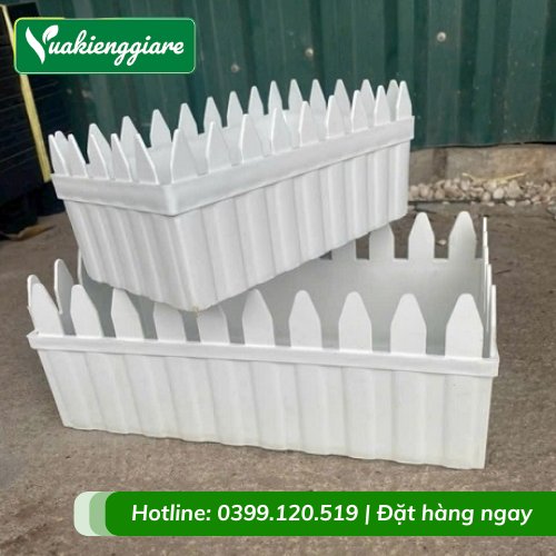 Chậu Nhựa Trồng Cây Hàng Rào Chữ Nhật
